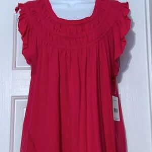 💲SALE💲 NWT Free People Cap Sleeve Blouse